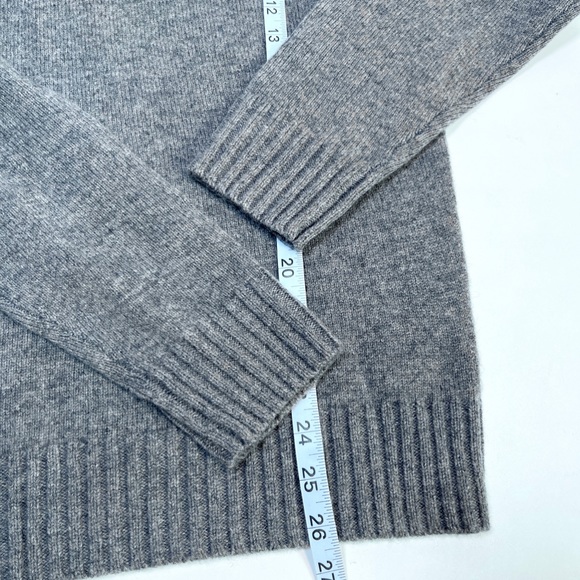 NEW! BLACK BROWN 1826 100% lambswool dark grey sweater - Picture 2 of 7